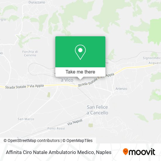 Affinita Ciro Natale Ambulatorio Medico map