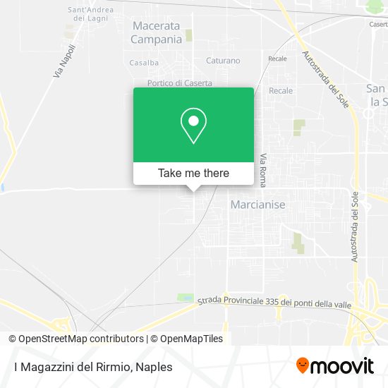 I Magazzini del Rirmio map