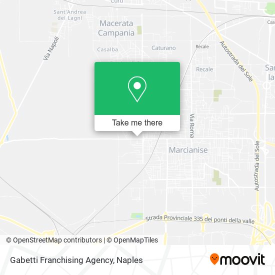 Gabetti Franchising Agency map