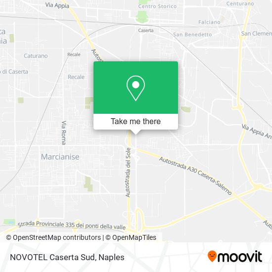 NOVOTEL Caserta Sud map