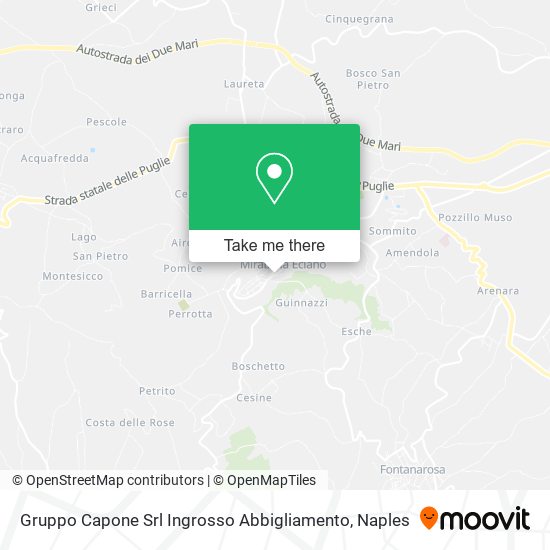 Gruppo Capone Srl Ingrosso Abbigliamento map