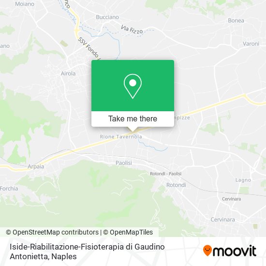Iside-Riabilitazione-Fisioterapia di Gaudino Antonietta map