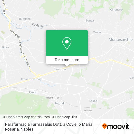 Parafarmacia Farmasalus Dott. a Coviello Maria Rosaria map