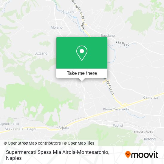 Supermercati Spesa Mia Airola-Montesarchio map
