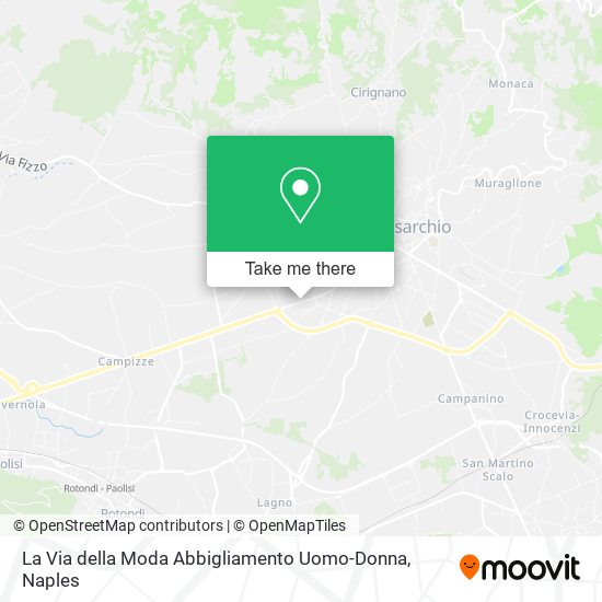 La Via della Moda Abbigliamento Uomo-Donna map