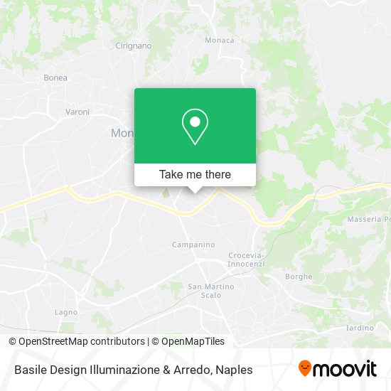Basile Design Illuminazione & Arredo map