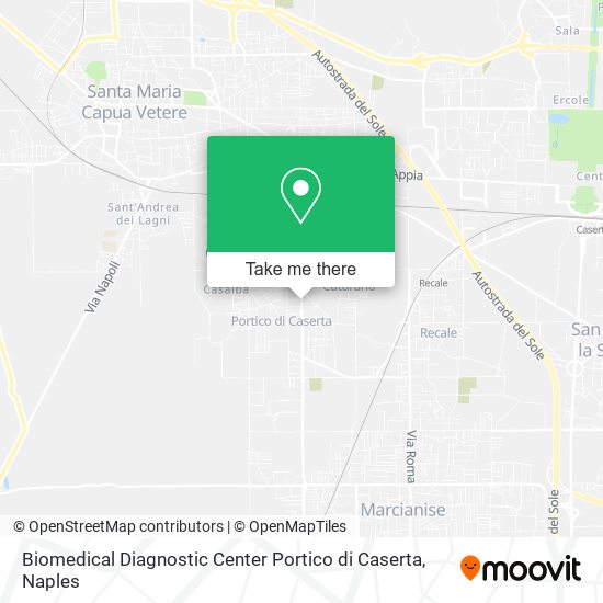Biomedical Diagnostic Center Portico di Caserta map
