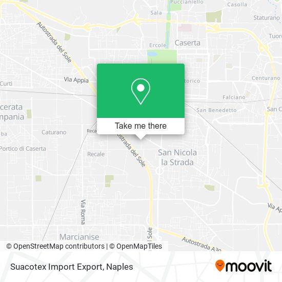 Suacotex Import Export map