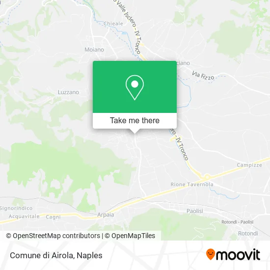 Comune di Airola map