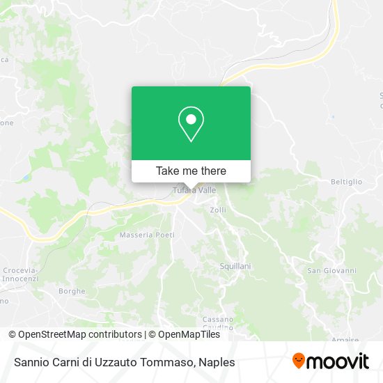 Sannio Carni di Uzzauto Tommaso map