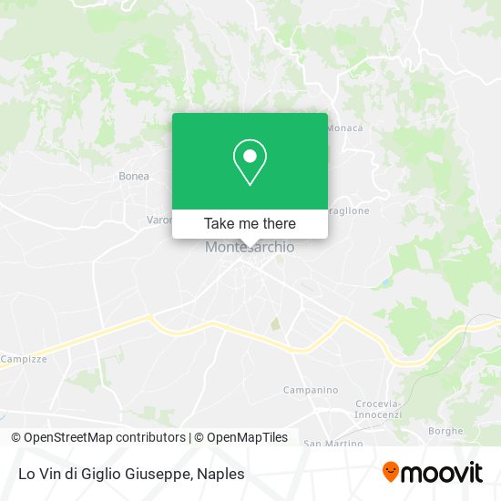 Lo Vin di Giglio Giuseppe map