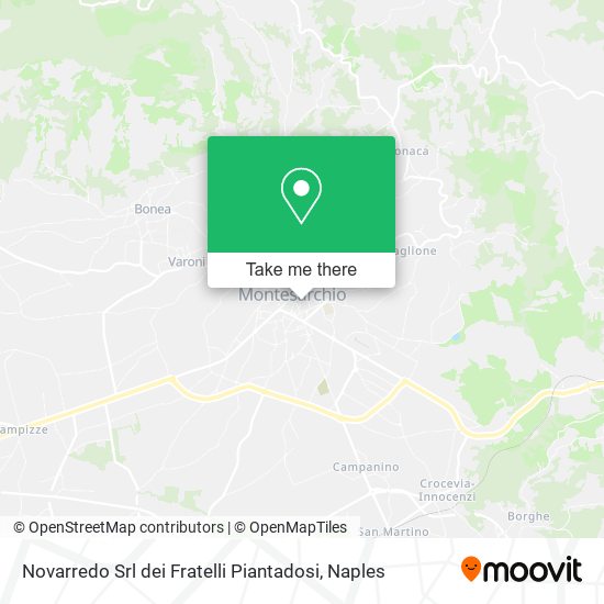 Novarredo Srl dei Fratelli Piantadosi map