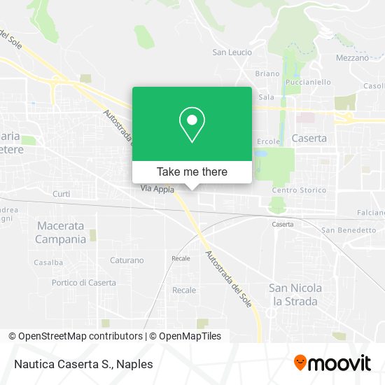 Nautica Caserta S. map