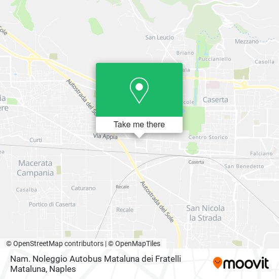 Nam. Noleggio Autobus Mataluna dei Fratelli Mataluna map