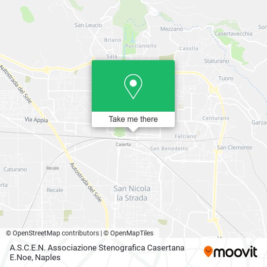 A.S.C.E.N. Associazione Stenografica Casertana E.Noe map