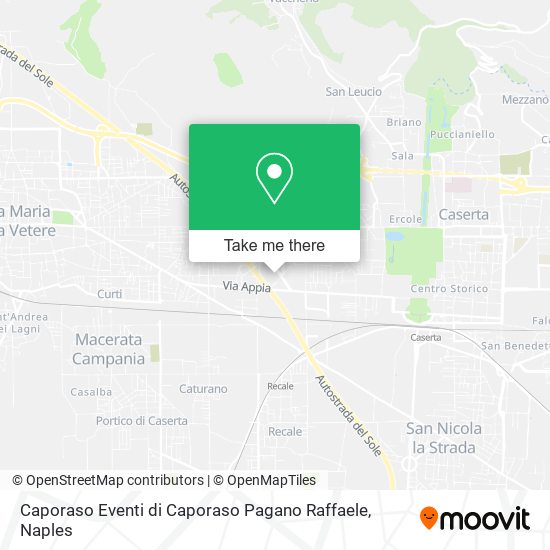 Caporaso Eventi di Caporaso Pagano Raffaele map