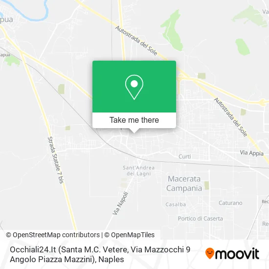 Occhiali24.It (Santa M.C. Vetere, Via Mazzocchi 9 Angolo Piazza Mazzini) map
