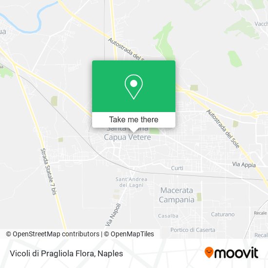 Vicoli di Pragliola Flora map