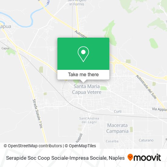 Serapide Soc Coop Sociale-Impresa Sociale map