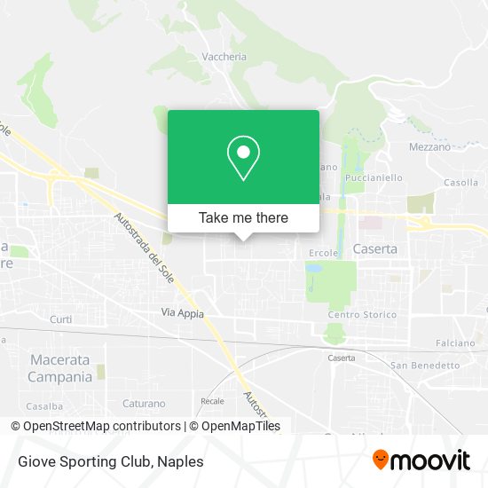 Giove Sporting Club map