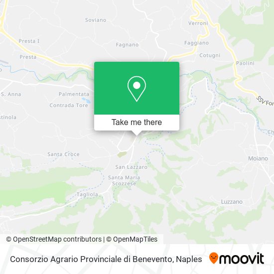 Consorzio Agrario Provinciale di Benevento map