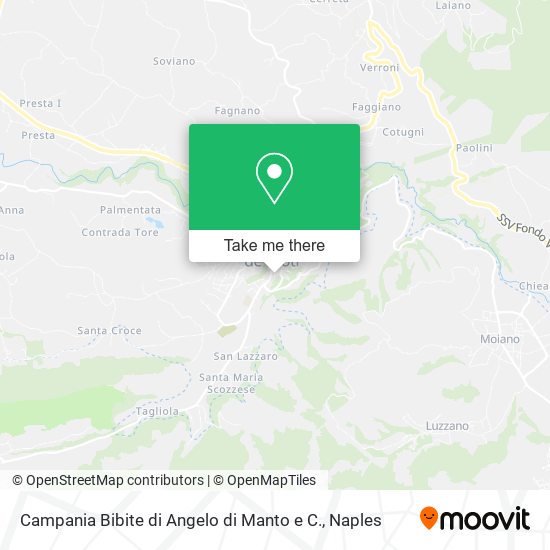 Campania Bibite di Angelo di Manto e C. map