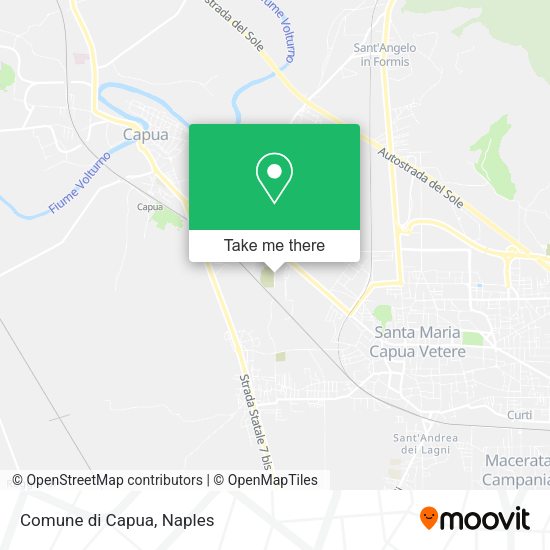 Comune di Capua map