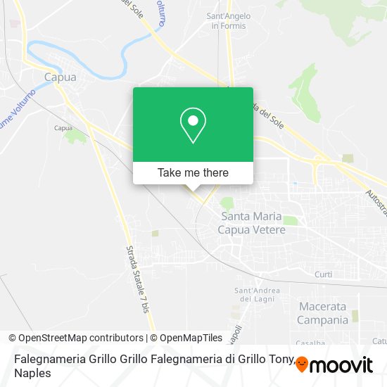 Falegnameria Grillo Grillo Falegnameria di Grillo Tony map