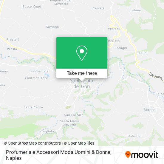 Profumeria e Accessori Moda Uomini & Donne map