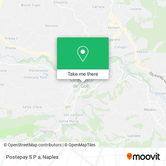 Postepay S P a map