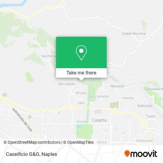 Caseificio G&G map