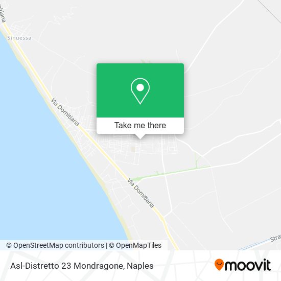 Asl-Distretto 23 Mondragone map