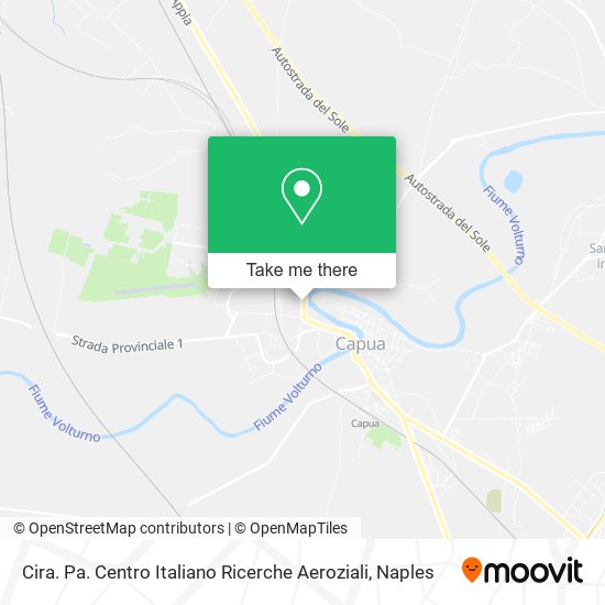 Cira. Pa. Centro Italiano Ricerche Aeroziali map