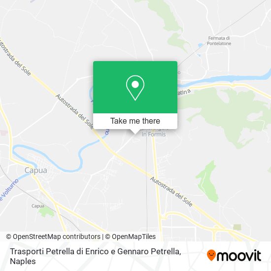 Trasporti Petrella di Enrico e Gennaro Petrella map