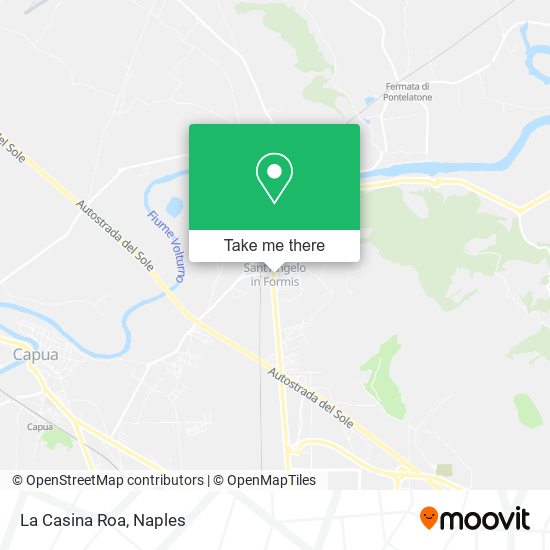 La Casina Roa map