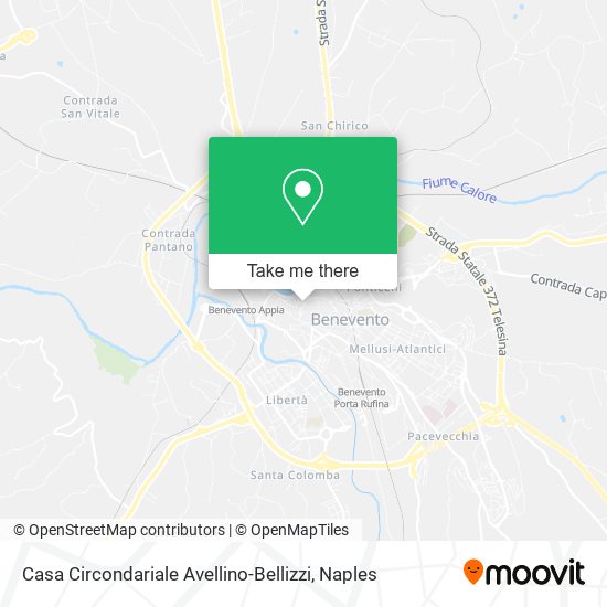 Casa Circondariale Avellino-Bellizzi map