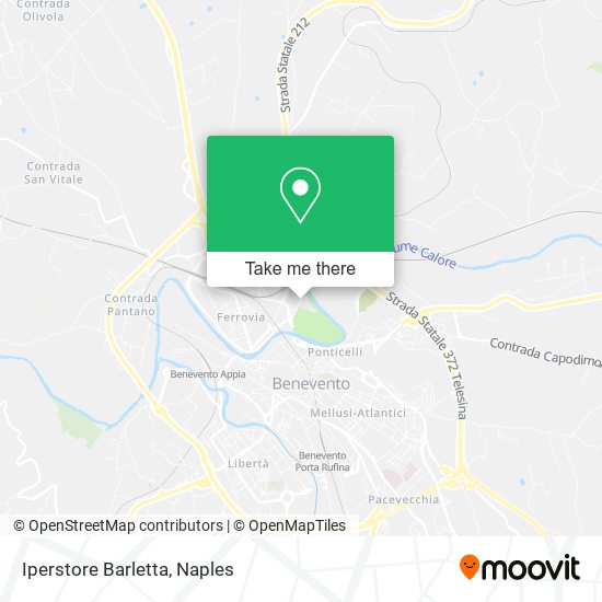Iperstore Barletta map