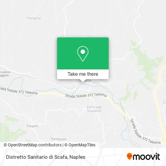 Distretto Sanitario di Scafa map