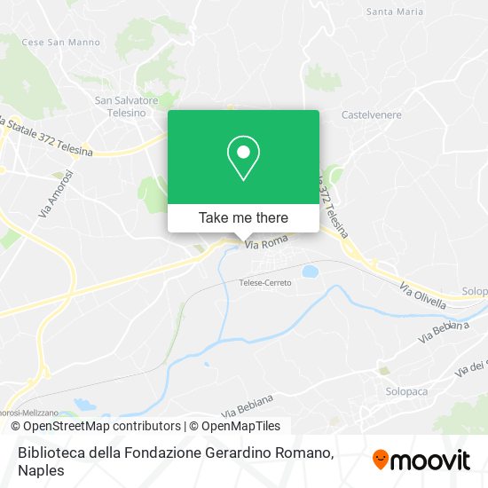 Biblioteca della Fondazione Gerardino Romano map