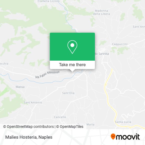 Malies Hosteria map