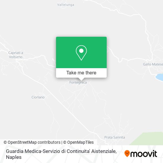 Guardia Medica-Servizio di Continuita' Aistenziale map