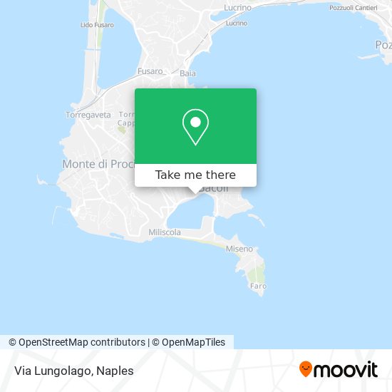 Via Lungolago map