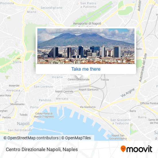 Centro Direzionale Napoli map