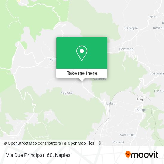 Via Due Principati  60 map
