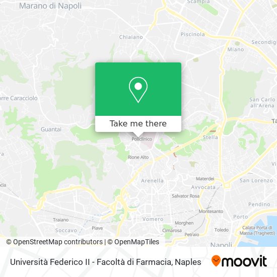 Università Federico II - Facoltà di Farmacia map