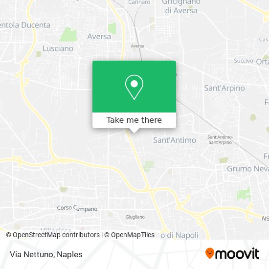 Via Nettuno map