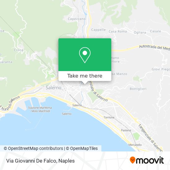 Via Giovanni De Falco map