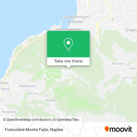 Funicolare-Monte Faito map
