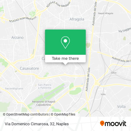 Via Domenico Cimarosa, 32 map
