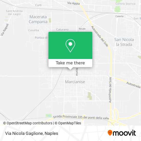 Via Nicola Gaglione map
